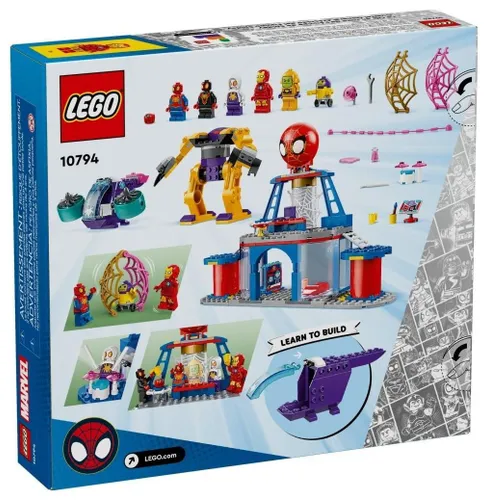 Конструктор LEGO Spidey 10794 штаб-квартира команды пауков