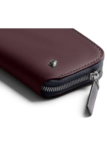 Кожаный кошелек унисекс Bellroy Folio Mini - глубокий сливовый
