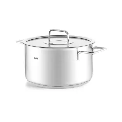 FISSLER Pure Collection 5,7 l - garnek ze stali nierdzewnej ze szklaną pokrywką