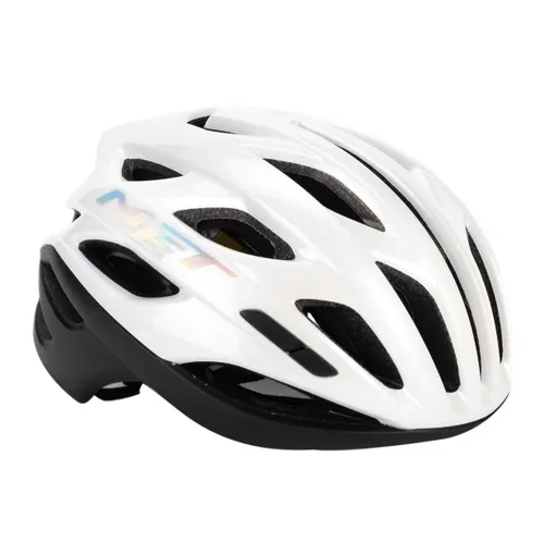 Kask rowerowy MET Estro Mips white holographic matt glossy
