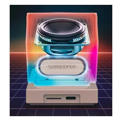 Głośnik mobilny DIVOOM MiniToo Retro Pixel Biały