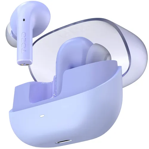 Słuchawki bezprzewodowe Tozo Agile Nova Dokanałowe Bluetooth 5.3 Fioletowy