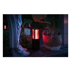 Zewnętrzna latarnia Philips Impress Hue Outdoor Pedestal Light Black 17434/30/P7