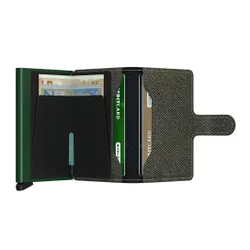 RFID Secrid Miniwallet Twist-green ile Cep Cüzdanı