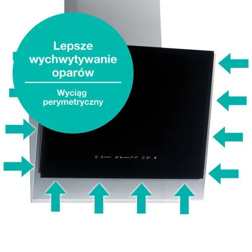 Okap Gorenje Simplicity WHI6SYB Czarny