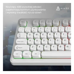 Klawiatura membranowa Ajazz AF98 Biały
