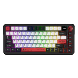 Klawiatura AJAZZ AK820 MAX Plus Czarno-biało-czerwony