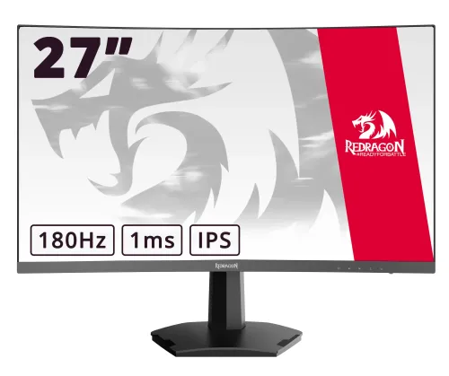 Monitor Redragon AMBER II GM27H10C 27" Full HD VA 180Hz 1ms MPRT Zakrzywiony Gamingowy