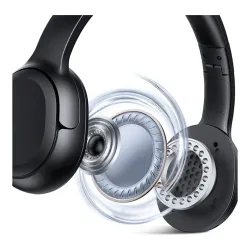 Słuchawki bezprzewodowe USAMS YG23 Yun Series Nauszne Bluetooth 5.3 Czarny