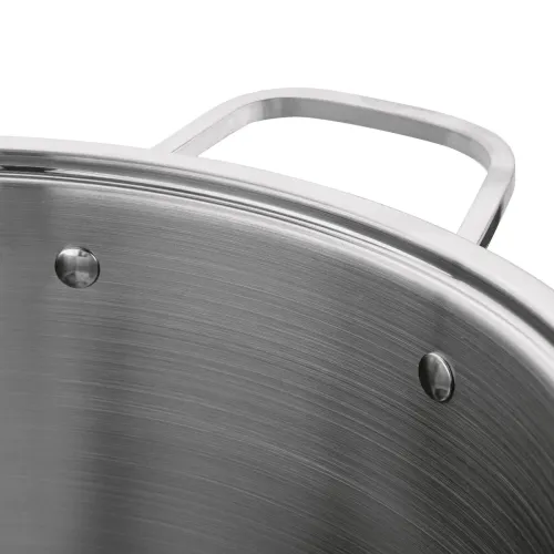 Garnek wysoki ze stali nierdzewnej z pokrywką Starke Pro Aveiro 10 l