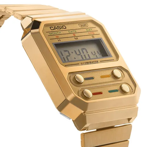 Casio Винтажные часы A100WEG-9AEF Золото