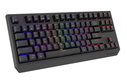 Klawiatura mechaniczna Genesis Thor 230 TKL US RGB Outemu Silent Lemon Czarny