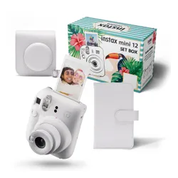 Камера Fujifilm Instax Mini 12 (белый) + чехол + альбом