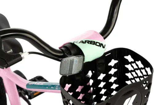 Rower dziecięcy KARBON Jazz 18 cali dla dziewczynki Różowy