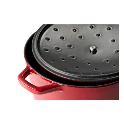 Garnek Gerlach Natur Iron Indukcja Żeliwo 3l Bordowy