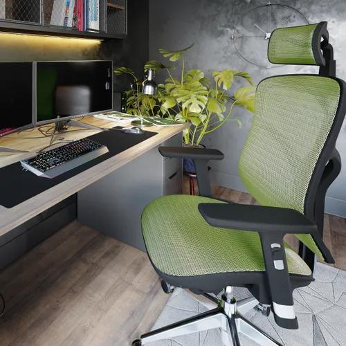 Fotel DIABLO CHAIRS V-Basic Czarno-zielony