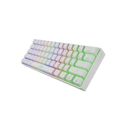 Klawiatura mechaniczna Genesis Thor 660 RGB Gateron Brown Biały