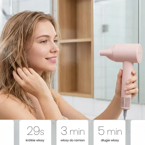 Suszarka LOVIO BEAUTY LVHD001PK AirFlow Różowy 1600 W