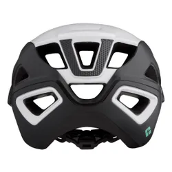 Kask rowerowy LAZER Jackal KinetiCore Czarno-biały MTB (rozmiar L)