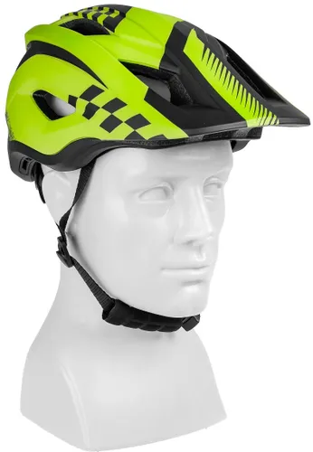 Kask rowerowy VAYOX Enduro VA0421GS Zielony Full Face z odpinaną szczęką (rozmiar S)