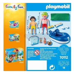 PLAYMOBIL Family Fun 70112 Chłopiec z oponą