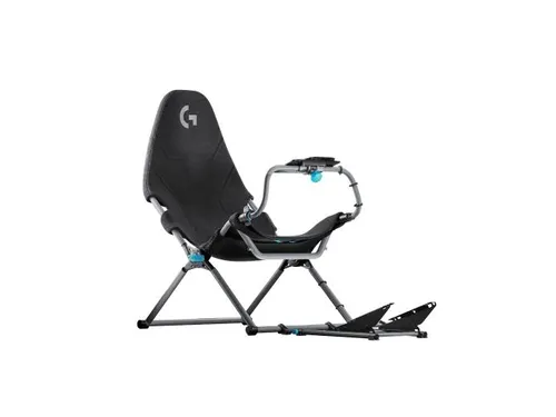 Fotel Playseat Challenge X Logitech G Edition Wyścigowy do 163kg Tkanina Czarny