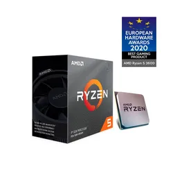 AMD Ryzen 5 3600 Wraith Stealth Procesor - 6 rdzeni 3.6 GHz - AMD AM4 - AMD Processor w pudełku (PIB)