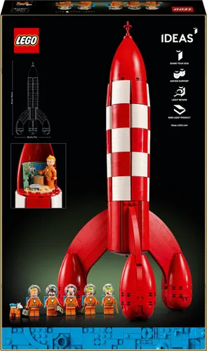 LEGO 21367 IDEAS Tintin i rakieta na Księżyc