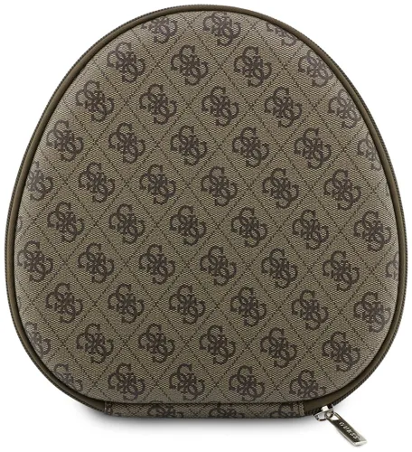 Słuchawki nauszne GUESS 4G Triangle Logo Bluetooth ENC Brązowy