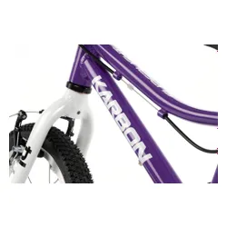 Rower dziecięcy KARBON Superlight 14 cali dla chłopca Fioletowy