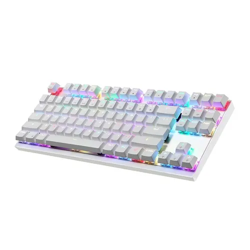 Klawiatura mechaniczna Motospeed K82 RGB - Outemu Red - biały