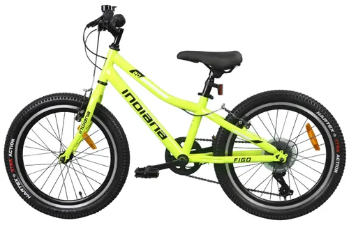 Rower dziecięcy INDIANA Figo 20 cali Limonkowy