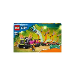 LEGO City 60357 Wyzwanie kaskaderskie – ciężarówka i obręcze