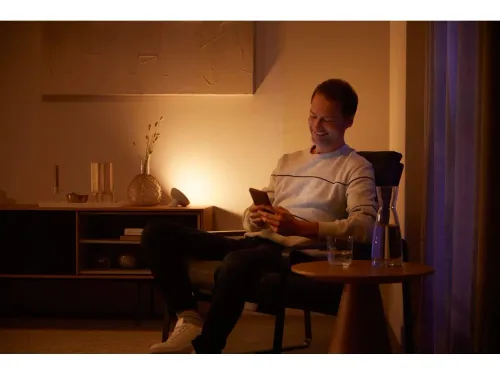 Lampka nocna Philips Hue White and Colour Ambiance Bloom Biały