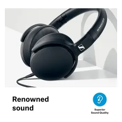 Słuchawki przewodowe Sennheiser HD 400S Nauszne Mikrofon Czarny