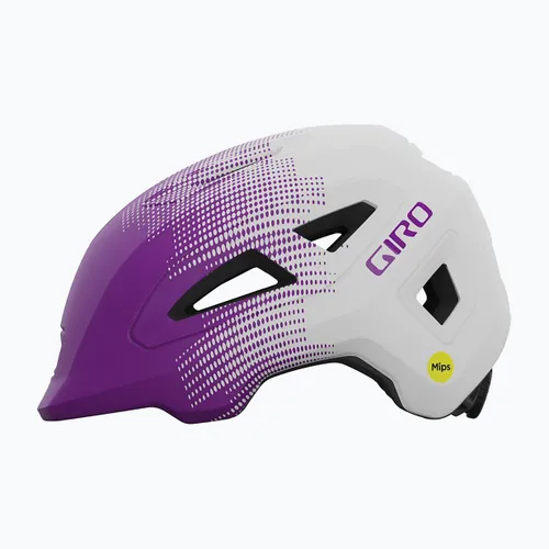 Kask rowerowy dziecięcy Giro Scamp II Integrated Mips Jr matte purple towers