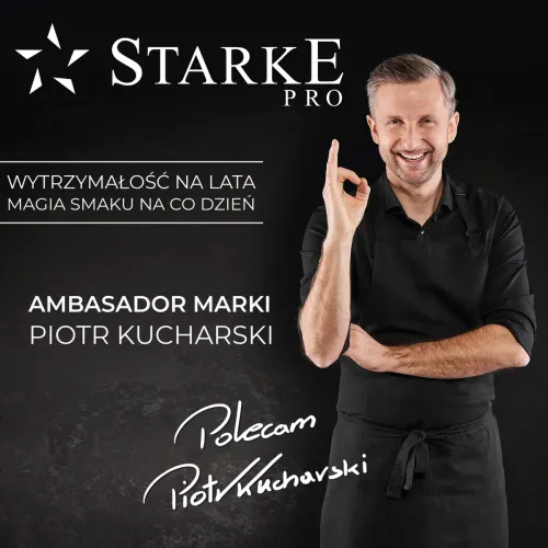 Garnek aluminiowy z pokrywką STARKE PRO ARCHIE WOODEN 1,6 l