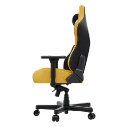 Fotel Anda Seat Kaiser 3E XL Gamingowy do 150kg Tkanina Żółty