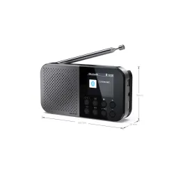 Radioodbiornik Sharp Osaka DR-P520(GY) Radio FM DAB+ Bluetooth Szary