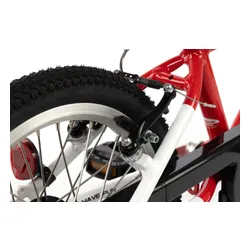 Rower dziecięcy KARBON Superlight Automatic 16 cali dla chłopca Czerwony