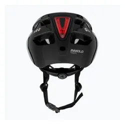 Kask rowerowy ATTABO Bonkers z lampką LED czarny