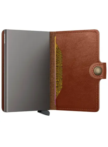 Portfel kieszonkowy RFID Secrid Miniwallet Texano - saddle