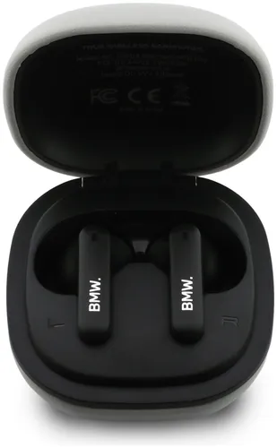 Słuchawki dokanałowe BMW Leather Metal Logo ANC Taupe