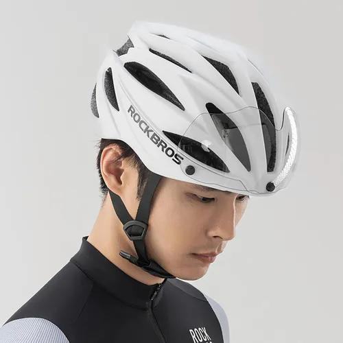 Kask rowerowy ROCKBROS 8386824304060 Biały Szosowy (rozmiar 58-62)