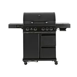 Grill Gazowy Landmann Cool Black 4.1 Maxx 4+1 Palniki Żeliwny Ruszt