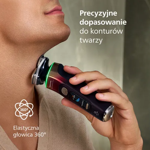 Golarka PHILIPS Seria i9000 Prestige Ultra Face & Body SkinIQ Pro XP9407/37 Na mokro i sucho