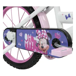 Rower dziecięcy HUFFY Disney Minnie 16 cali dla dziewczynki Biały