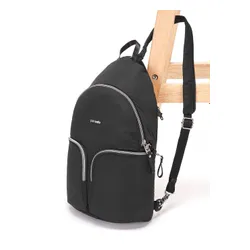 Hırsızlığa Karşı Dayanıklı Sırt Çantası Pacsafe Stylesafe Convertible Sling To Backpack-black