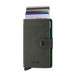 RFID Secrid Miniwallet Twist-green ile Cep Cüzdanı