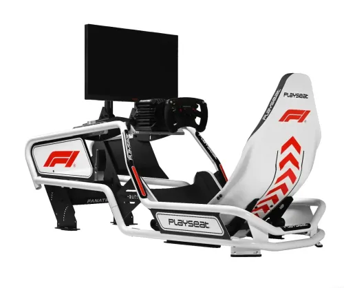 Fotel Playseat® Formula Intelligence F1 Edition do 130kg Czarno-biały